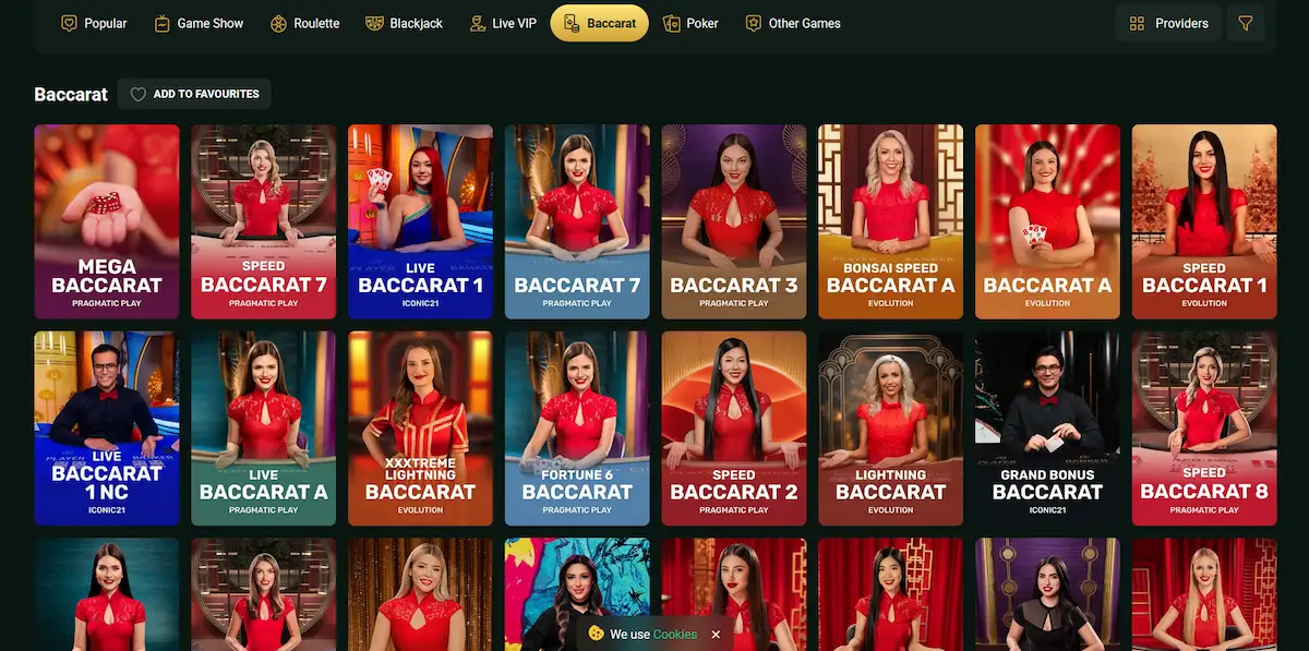 Goldex Casino Live Baccarat – Squeeze Baccarat von Evolution Gaming