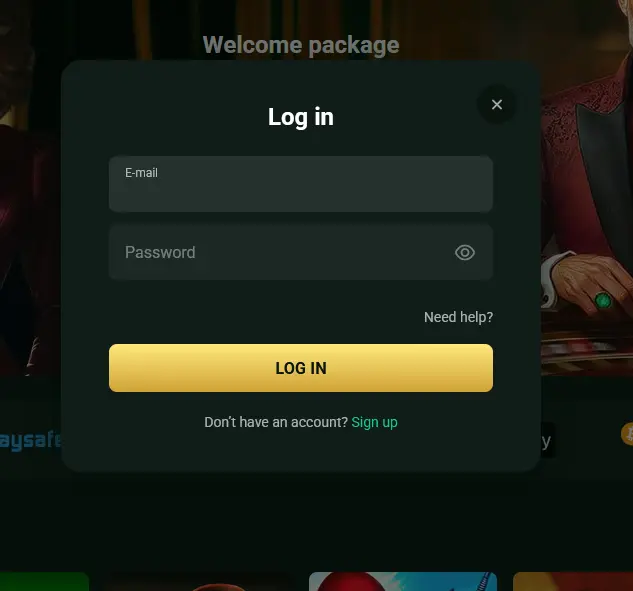 Goldex Casino Login – Anmeldeseite auf casinogoldexde.com